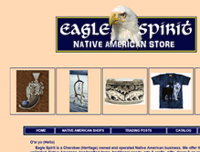Tablet Screenshot of eaglespiritstore.com